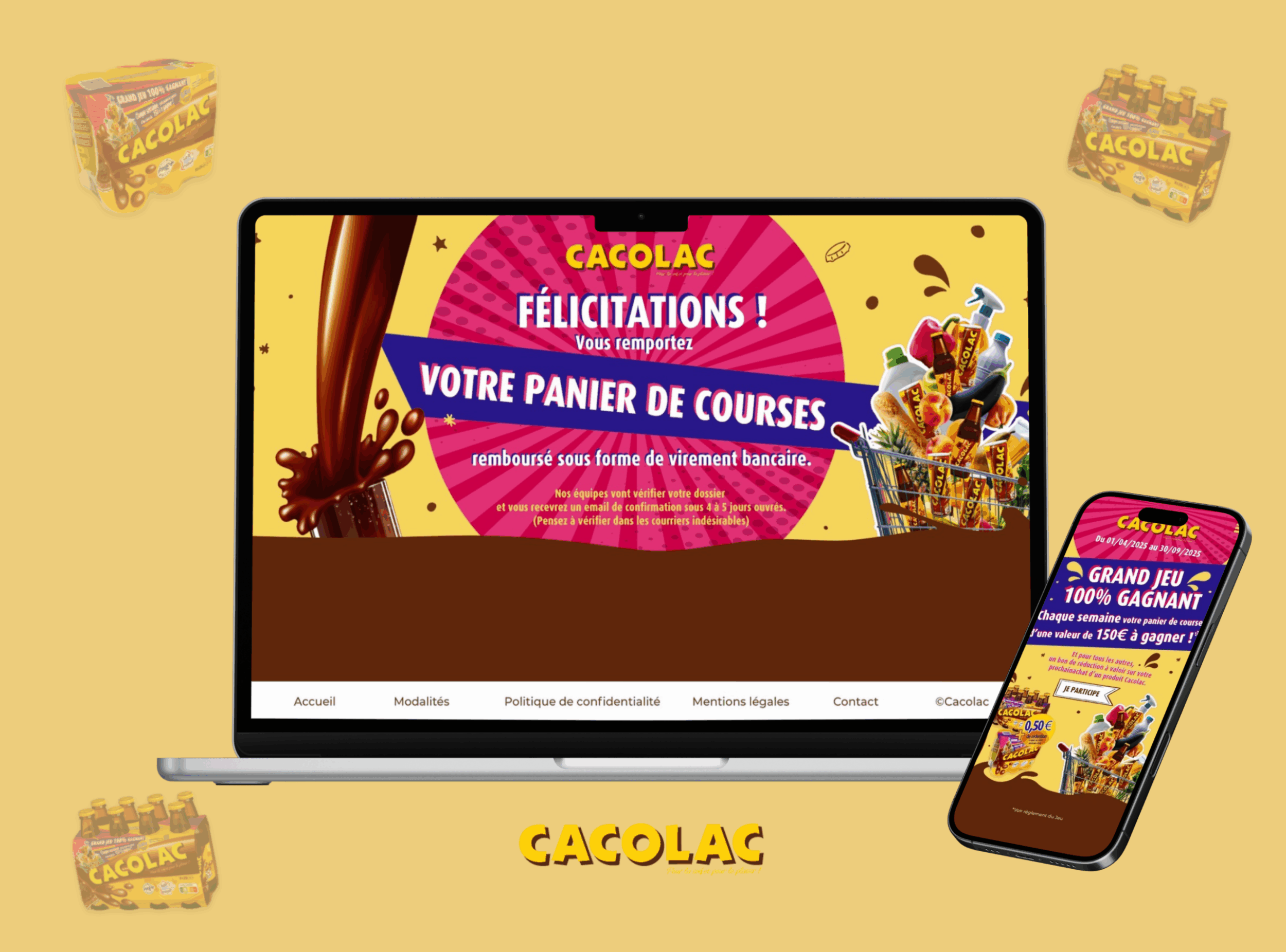 Cacolac - mes courses remboursées